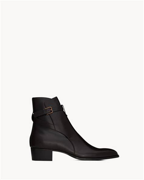 WYATT jodphur boots in smooth leather 